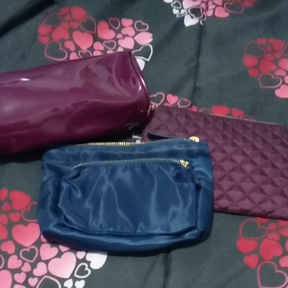 Stylish Purple and Blue Women's Bag Set